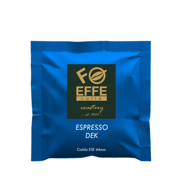 Cialda caffè espresso decaffeinato. Micro Torrefazione Effe Caffè
